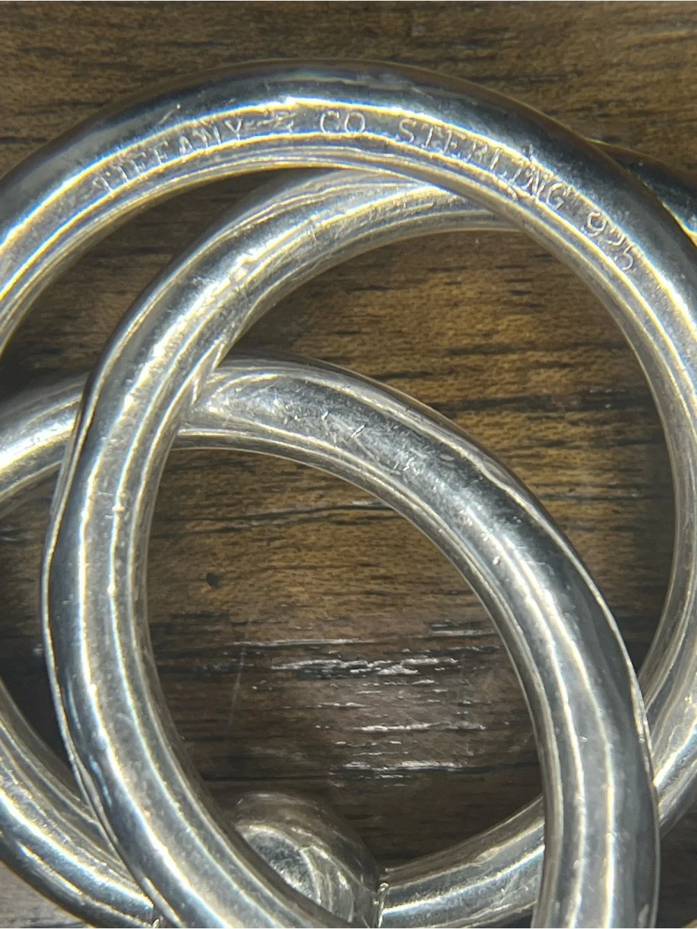 Tiffany & Co Three Interlocking Ring Rattle - Vintage